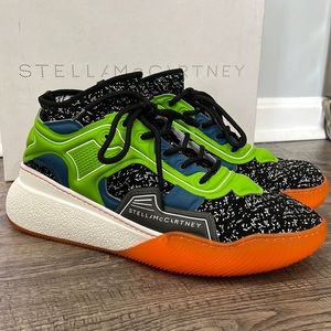 Stella McCartney Mid Sock Sneakers Orange Men 42/ 9